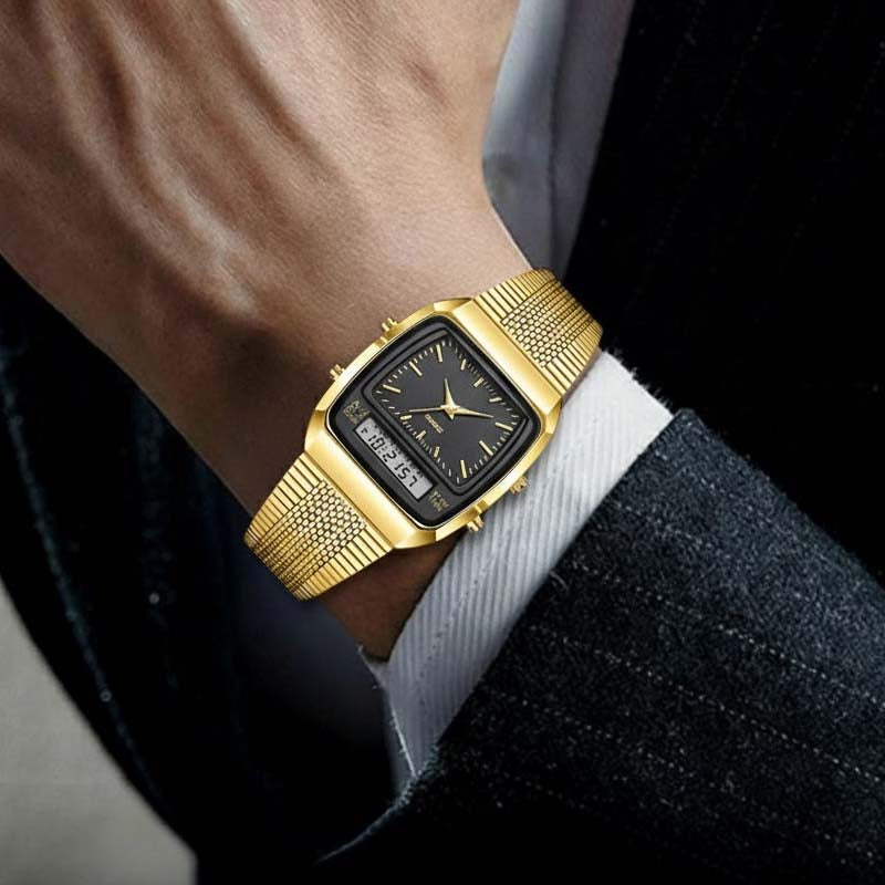 🔥60% korting! LIEBIG Retro Sporthorloge – Dubbel Systeem, Multifunctioneel & Stijlvol ⌚️