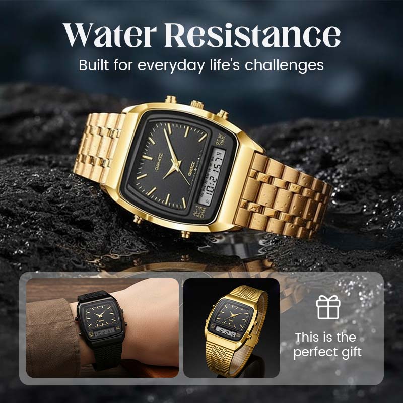 🔥60% korting! LIEBIG Retro Sporthorloge – Dubbel Systeem, Multifunctioneel & Stijlvol ⌚️