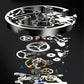 🔥50% korting! Waterdicht automatisch mechanisch herenhorloge met Romeins skelet⌚⚙️