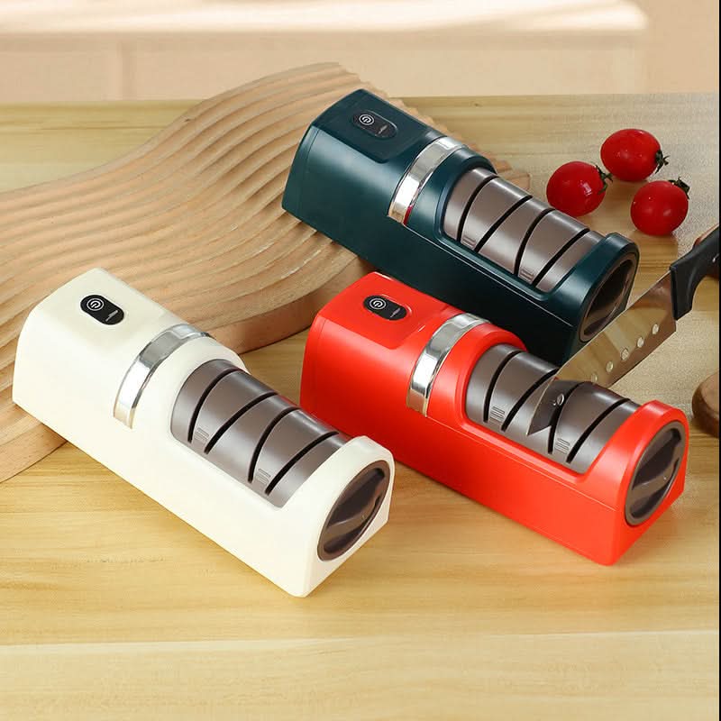 ⏳Limited-time 50% off⏰Automatic Kitchen Knife Sharpener🔪✨🔪Automatische messenslijper voor in de keuken – Razendsnel, veilig en superscherp!✨