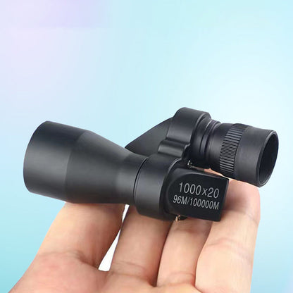 🔈🔈ALTIJD 50% KORTING! 🔭 Mini zakverrekijker (1000x20): Zakformaat + smartphoneclip – Perfect voor buitenavonturen (voor alle leeftijden!)