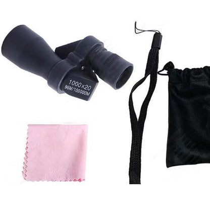 🔈🔈ALTIJD 50% KORTING! 🔭 Mini zakverrekijker (1000x20): Zakformaat + smartphoneclip – Perfect voor buitenavonturen (voor alle leeftijden!)