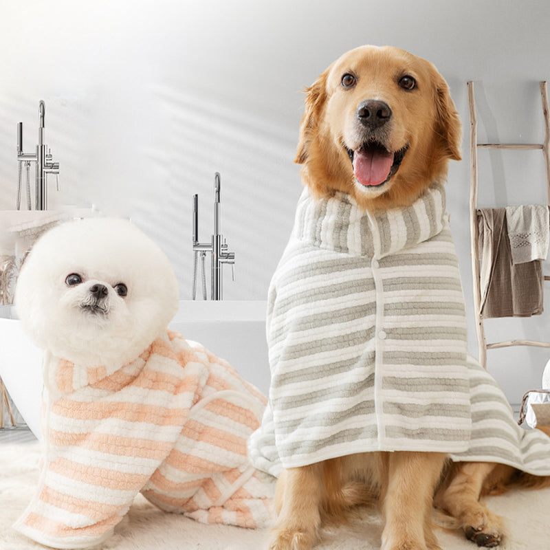 🌞Fris De Lente In Met 50% Korting!🔥Microvezel Hondenbadjas | Ultra-Absorberende Droogjas voor Honden | Voorkom Natte Honden, Vuil & Geurtjes in Huis