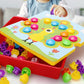 Educational Mushroom Peg Art Puzzle Set for Toddlers