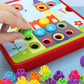 Educational Mushroom Peg Art Puzzle Set for Toddlers