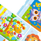 Educational Mushroom Peg Art Puzzle Set for Toddlers