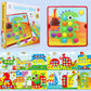 Educational Mushroom Peg Art Puzzle Set for Toddlers