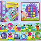 Educational Mushroom Peg Art Puzzle Set for Toddlers