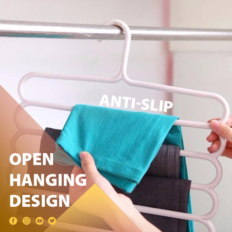 Multi-Functional 5-Layer Pants Hangers