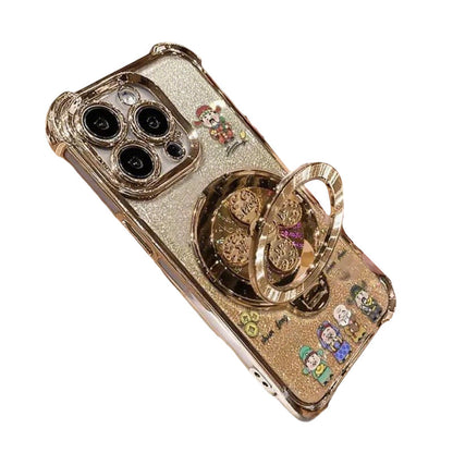 Hoesje met ringstandaard en God van Rijkdom-design