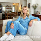 📢📢 50% KORTING!! ⏰ 2-delig pyjamas-set in imitatie-denim voor dames