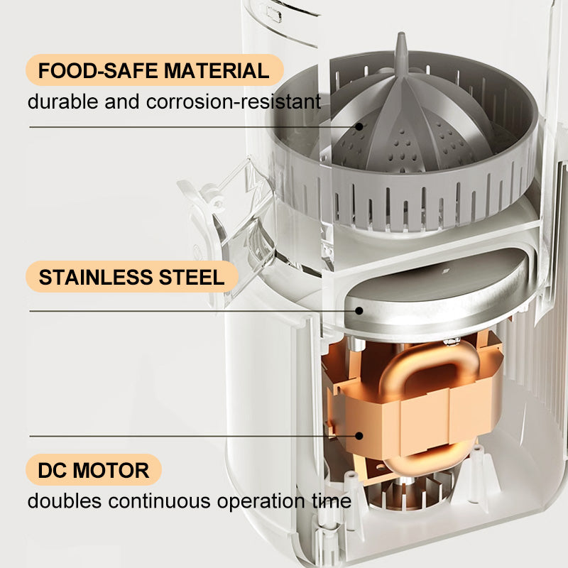 Draadloze koude pers sapcentrifuge