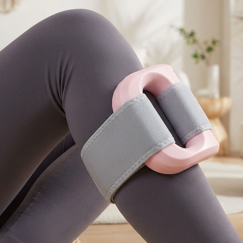 5-Speed Handheld Massager Ring with Adjustable Belt