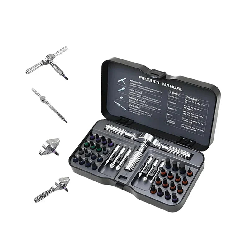 🔩 60% korting 🛠️ 24-in-1 schroevendraaierset – Magnetisch, compact en draagbaar, ideaal voor reparaties en doe-het-zelf 🔧📦