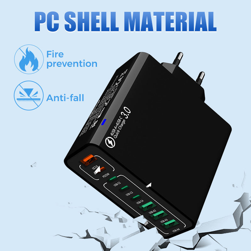 📢📢 50% KORTING !! ⏰ 8-poorts USB-snellader voor mobiele telefoons