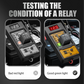 🔥Tijdelijke aanbieding!⏰ Autorelais tester met LED-scherm – directe digitale weergave, compatibel met 4/5-pins relais, veilige en betrouwbare aansluiting🔧🔋