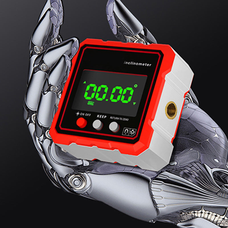 Zeer nauwkeurige magnetische hellingsmeter met LED-displa