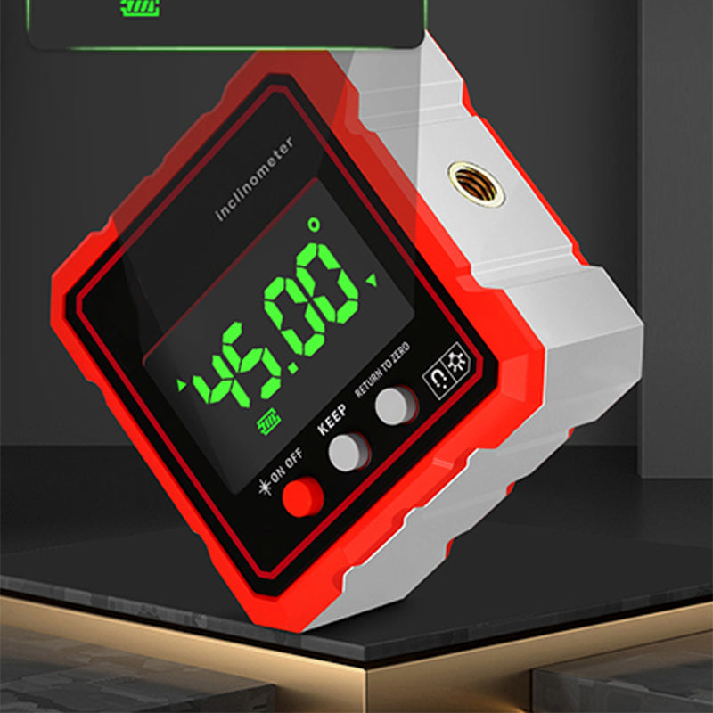 Zeer nauwkeurige magnetische hellingsmeter met LED-displa
