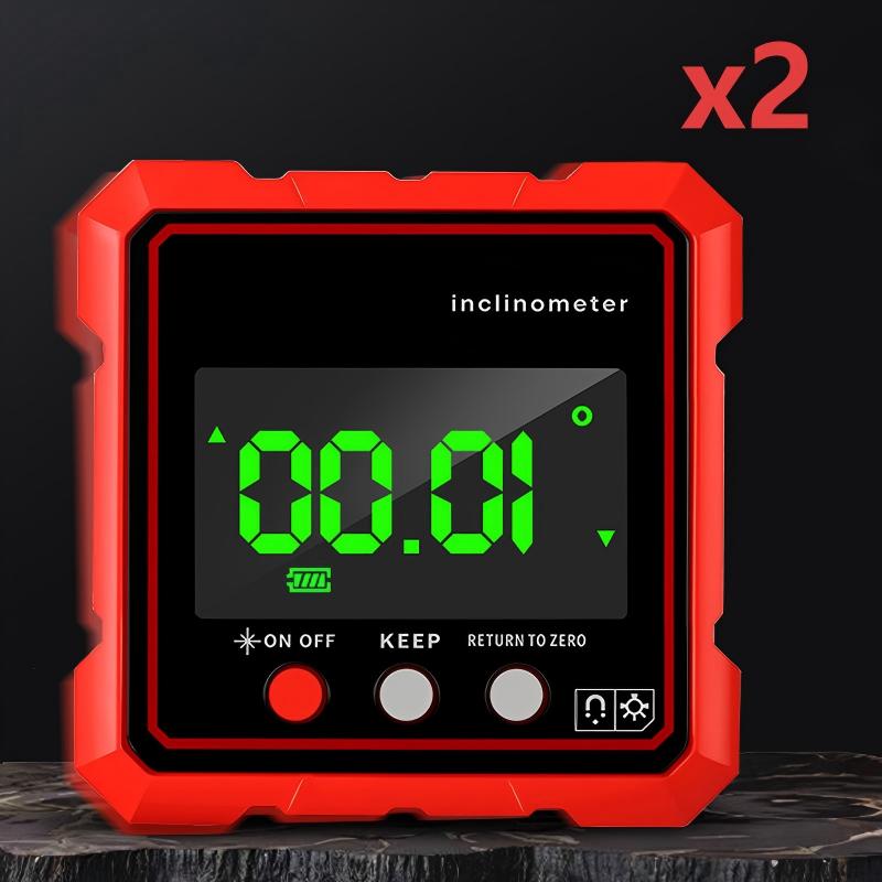 Zeer nauwkeurige magnetische hellingsmeter met LED-displa