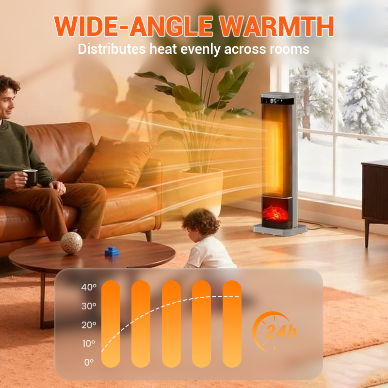 2-in-1 ruimteverwarmer en luchtbevochtiger