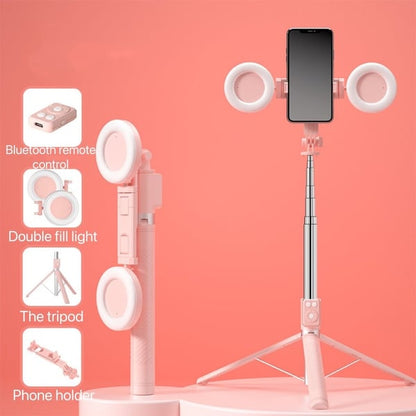 📸✨ Nieuwe 6 in 1 Bluetooth Selfiestick🌟 Verbind en leg al je speciale momenten vast! 🤳🎉 Compatibel met smartphones en meer, ideaal voor foto's en video's in volledig comfort 🚀