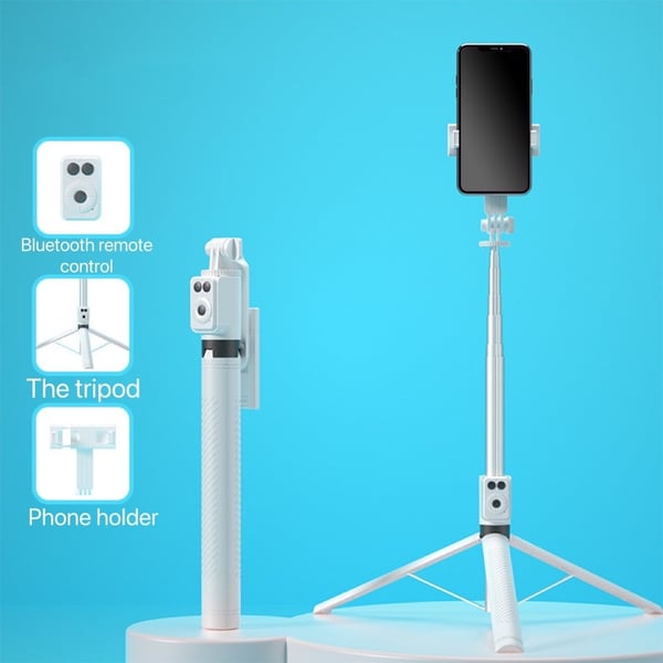 📸✨ Nieuwe 6 in 1 Bluetooth Selfiestick🌟 Verbind en leg al je speciale momenten vast! 🤳🎉 Compatibel met smartphones en meer, ideaal voor foto's en video's in volledig comfort 🚀