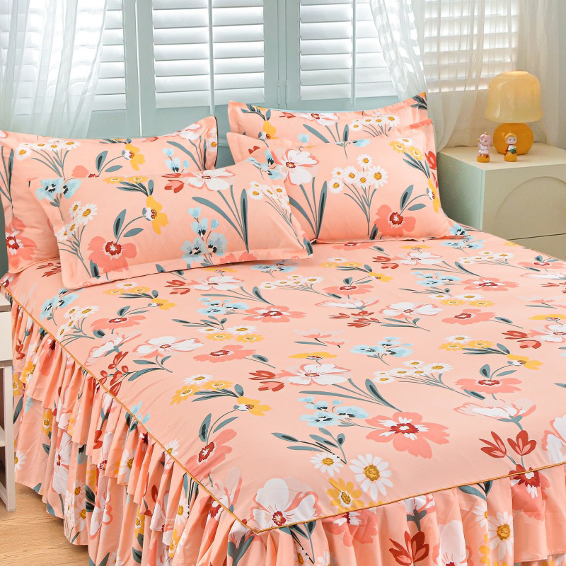 🔈🔈FLASH SALE - 50% KORTING⚡3-delige bedrokset met ruches🛏️