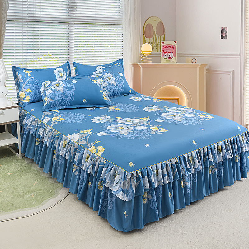 🔈🔈FLASH SALE - 50% KORTING⚡3-delige bedrokset met ruches🛏️