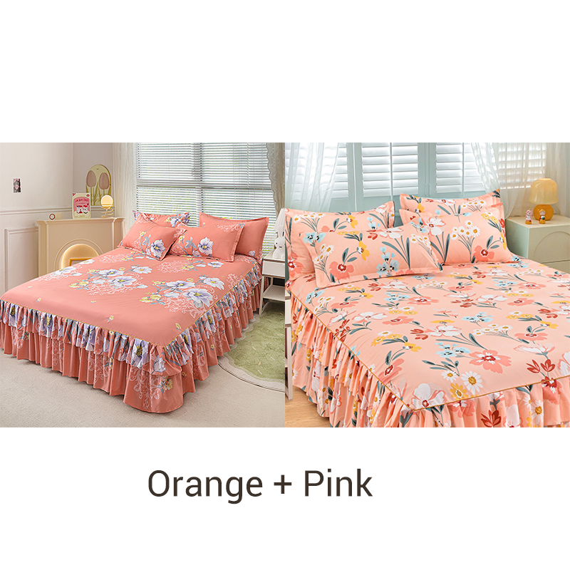 🔈🔈FLASH SALE - 50% KORTING⚡3-delige bedrokset met ruches🛏️