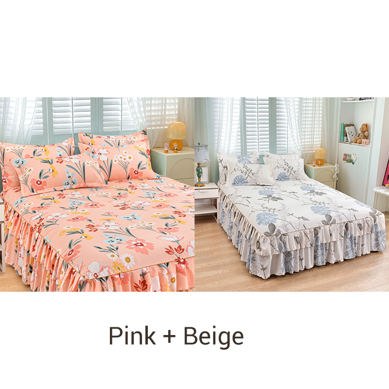 🔈🔈FLASH SALE - 50% KORTING⚡3-delige bedrokset met ruches🛏️