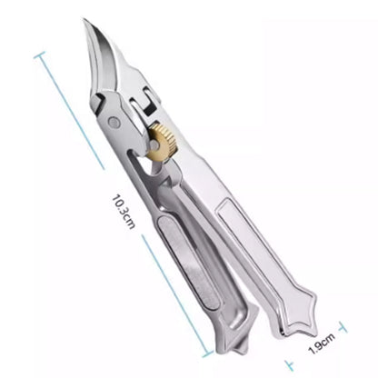 📢📢 50% korting!! ⏰ ✂️ Nagelknipper met grote opening en spatbescherming | Scherpe en duurzame knipt moeiteloos dikke nagels!🏆