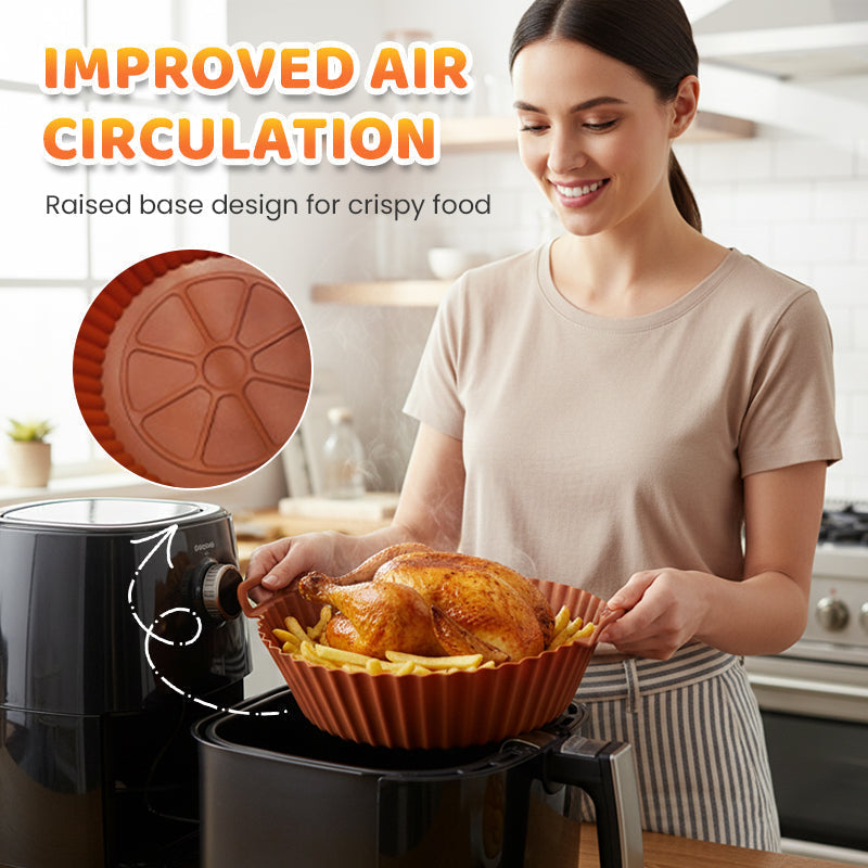 🍟 Herbruikbare Siliconen Airfryer-Voering