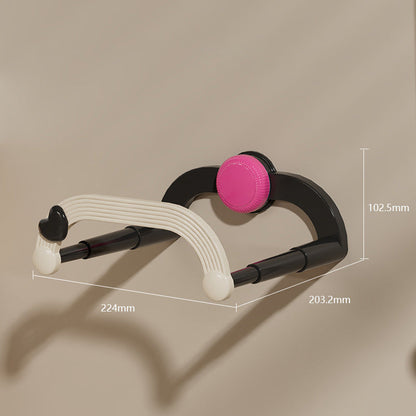 Uitbreidbaar opbergrek voor badkamer wastafel zonder ponsgaten