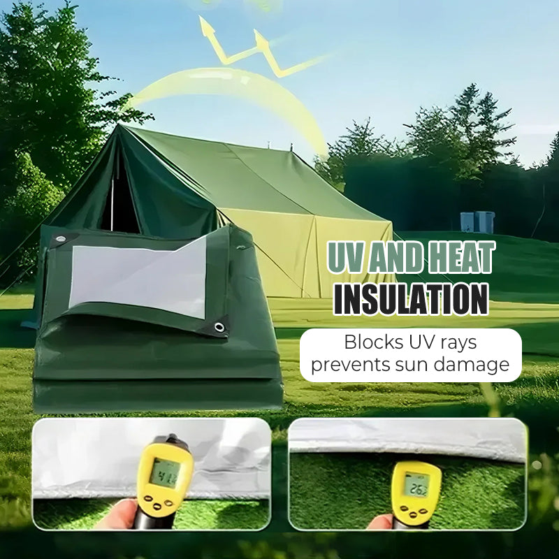 🎉Nieuwjaars Cadeau 50% KORTING!☔Waterdichte Buiten Canvas (UV-Bescherming): Duurzaam & Veerkrachtig – Bescherm Tussen Regen, Zon & Sneeuw!