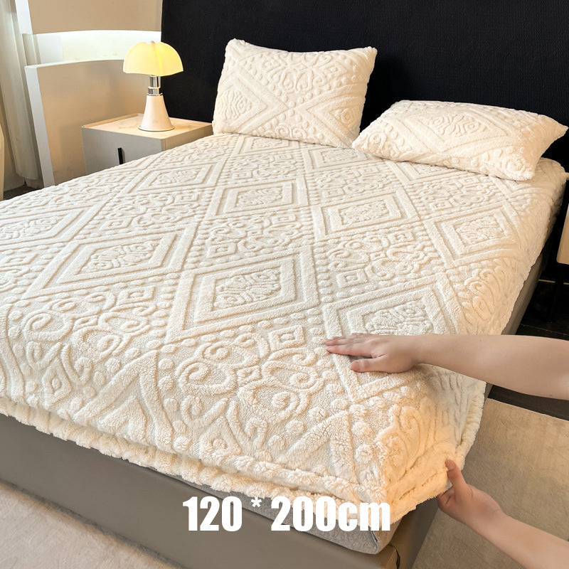 🛏️ Bespaar 50%! ✨ 360° Pluche Gebreid Hoeslaken – Rondom elastisch & heerlijk zacht ✨