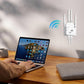 🎁🔥WiFi-versterker 2026, 1200 Mbps dual-band (5 GHz/2,4 GHz) signaalversterker, dekt 930 m² en 50 apparaten, repeater met ethernetpoort voor thuis, cadeaus