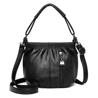 👜 Modieuze Eenvoudige Casual Geplooide Zachte PU Leren Schoudertas – Stijlvol en praktisch voor elke dag! ✨