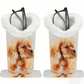 Magnetic Printed Eyeglass Holder with Plush Lining
