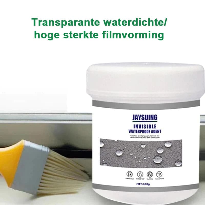 💧 2+1 GRATIS + 50% KORTING! Transparante Waterdichte Afdichtingskit – Voor Scheuren & Lekkages, Inclusief Gratis Kwast 🖌️✨