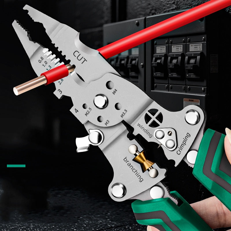 🔥 50% KORTING! ⏰ Multifunctionele opvouwbare draadstripper met spanningsmeter