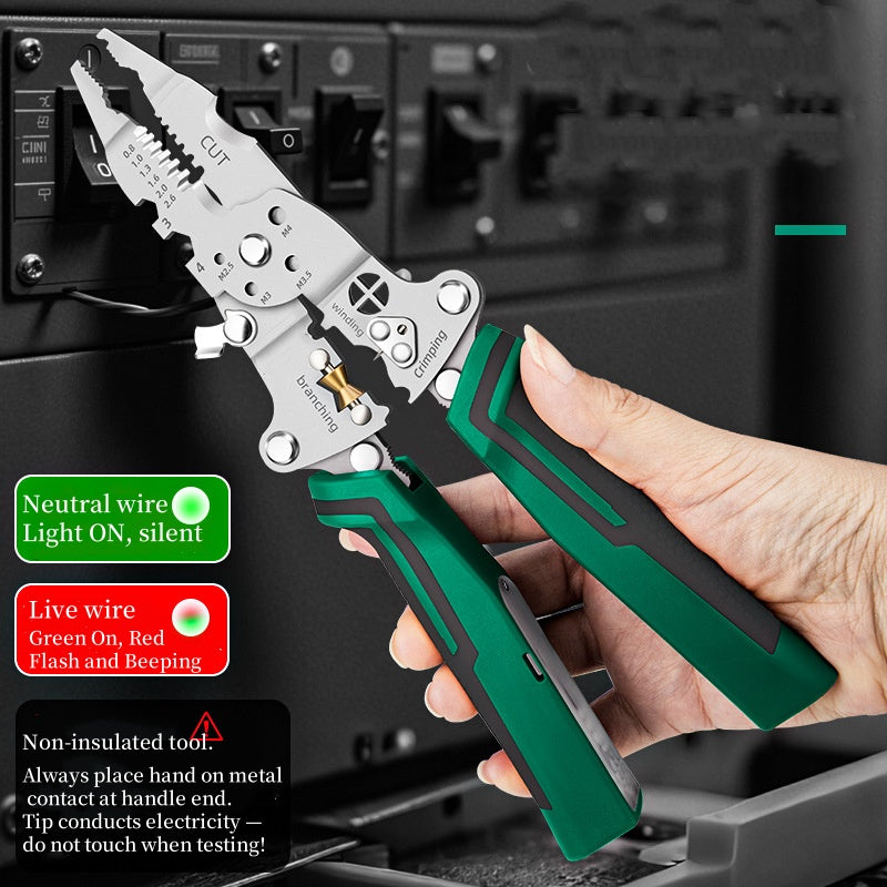 🔥 50% KORTING! ⏰ Multifunctionele opvouwbare draadstripper met spanningsmeter