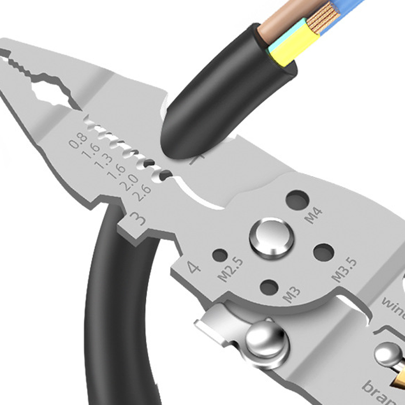 🔥 50% KORTING! ⏰ Multifunctionele opvouwbare draadstripper met spanningsmeter