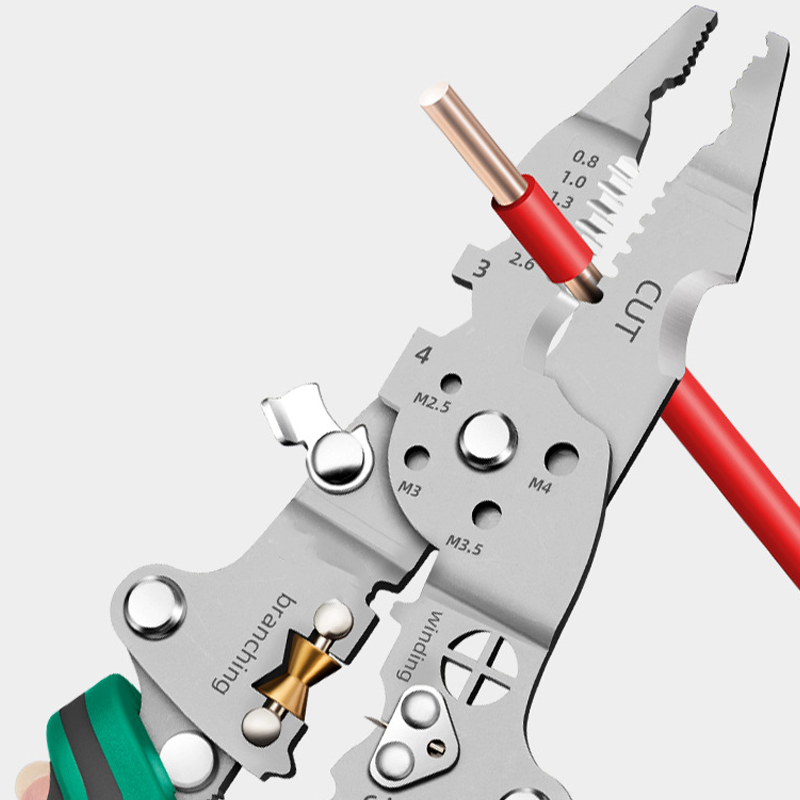 🔥 50% KORTING! ⏰ Multifunctionele opvouwbare draadstripper met spanningsmeter
