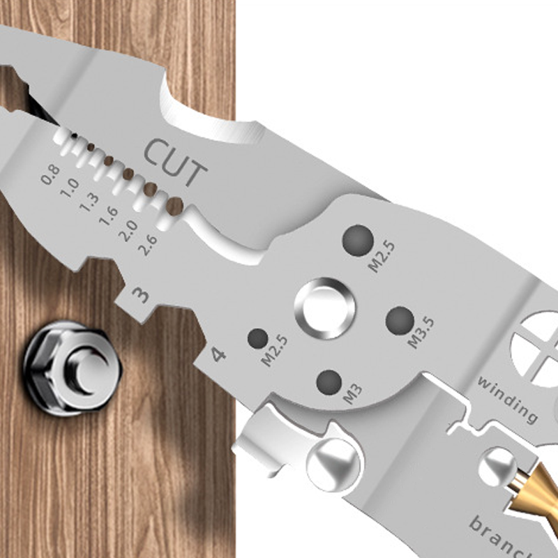 🔥 50% KORTING! ⏰ Multifunctionele opvouwbare draadstripper met spanningsmeter