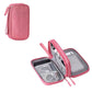 Portable Double-Layer Electronics Organizer Travel Bag