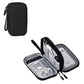 Portable Double-Layer Electronics Organizer Travel Bag