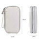 Portable Double-Layer Electronics Organizer Travel Bag