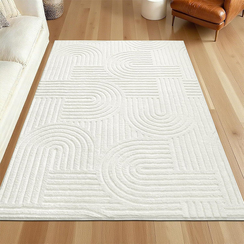 🛋️ TOPAANBIEDING! ⚡ Zacht vloerkleed met boogpatroon – ultrazacht & pluizig, modern boogdesign, antislip onderkant, wasbaar & ideaal voor woonkamer en slaapkamer ✨