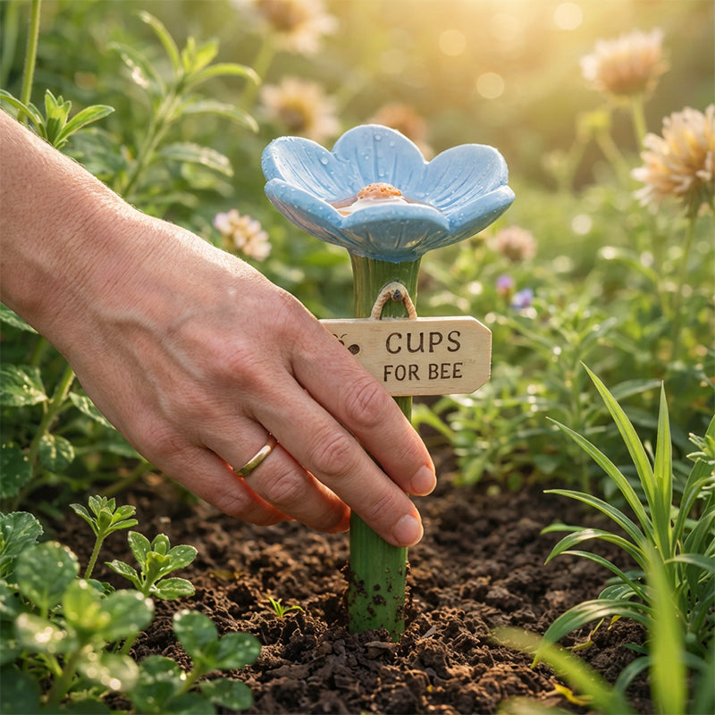 ⏳Beperkte tijd 50% korting🐝Bloemvormige waterstation voor bijen💧