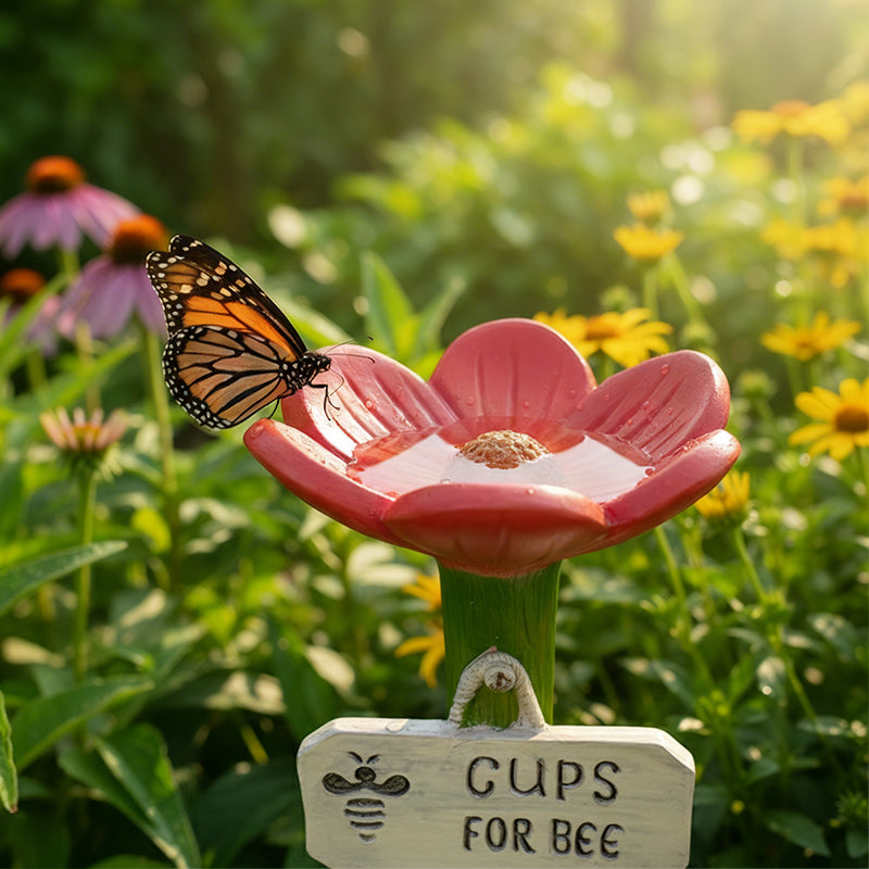 ⏳Beperkte tijd 50% korting🐝Bloemvormige waterstation voor bijen💧